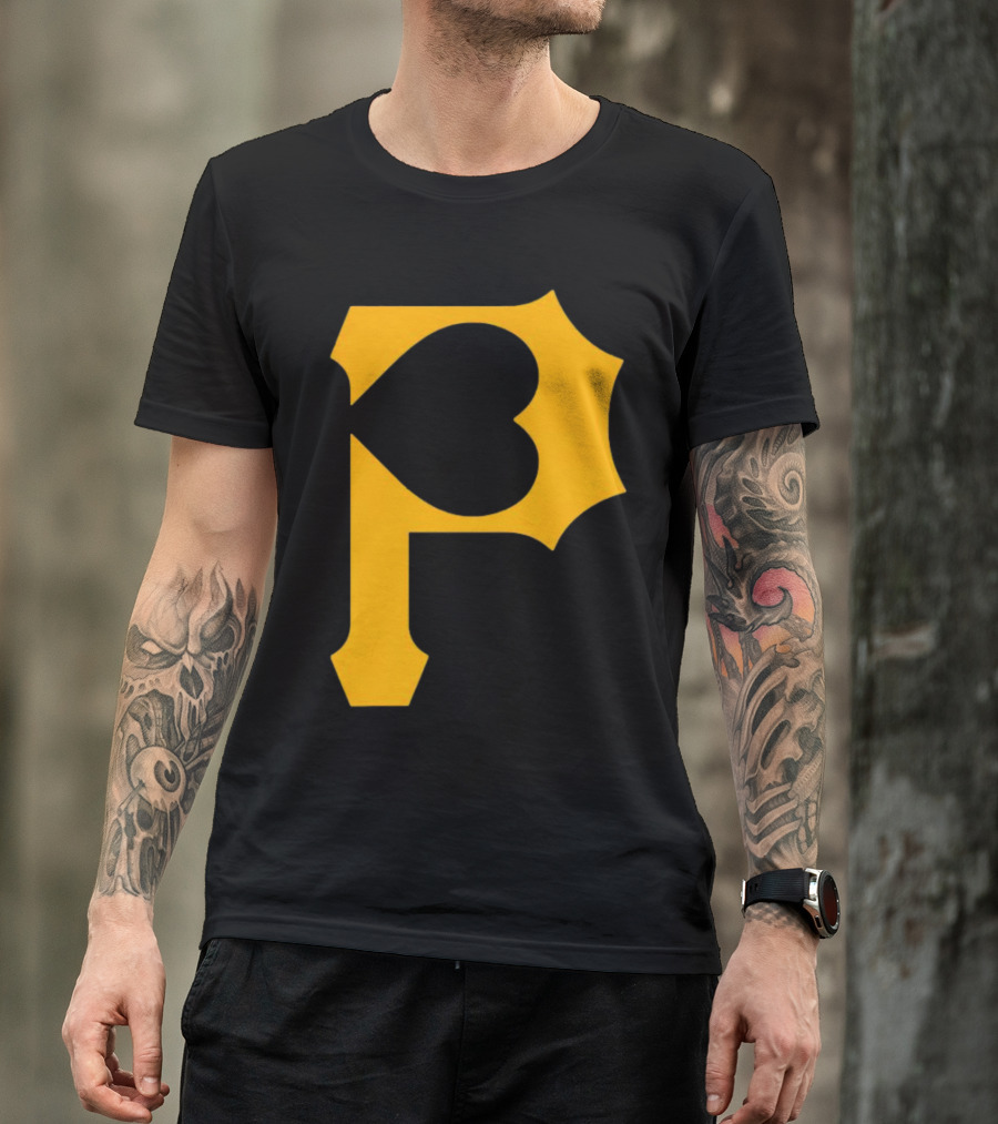 Heart Of Pittsburgh Pirates 'P' T-Shirt