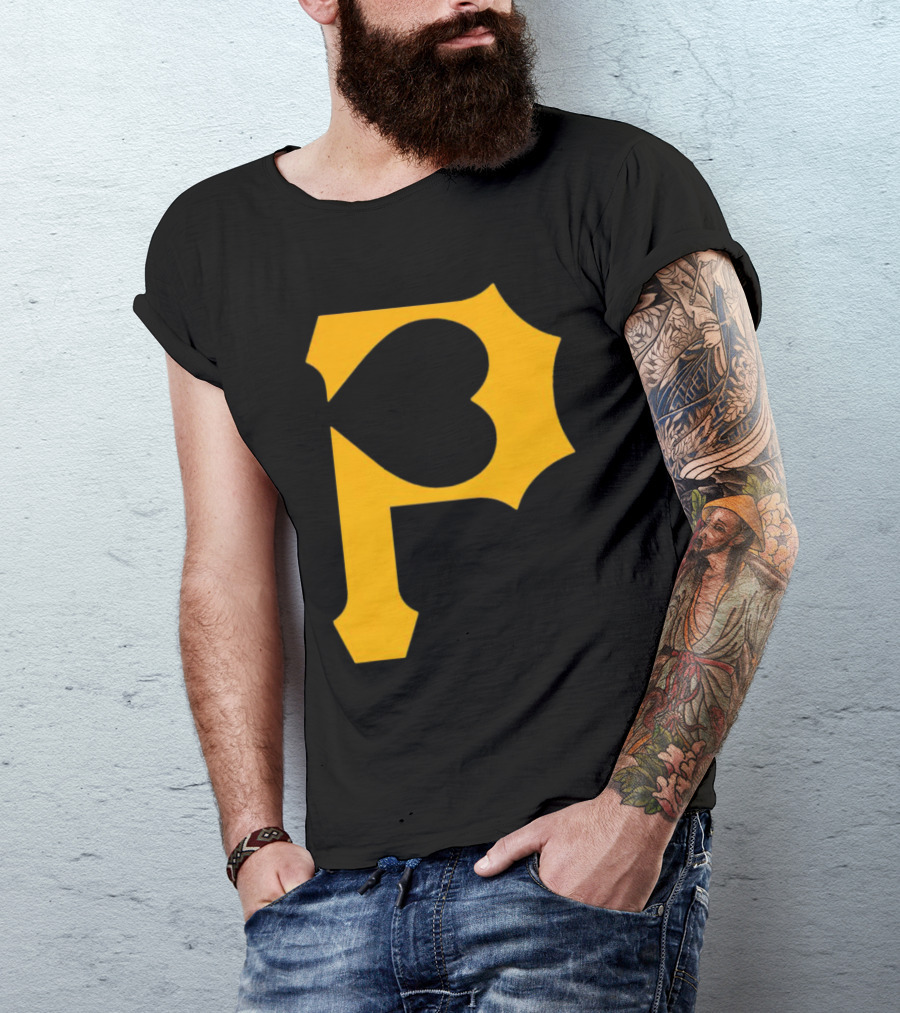 Heart Of Pittsburgh Pirates 'P' T-Shirt