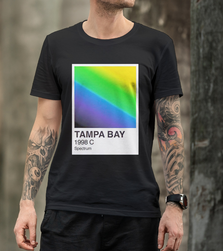 Tampa Bay 1998 C Spectrum Rainbow Gradient T-Shirt