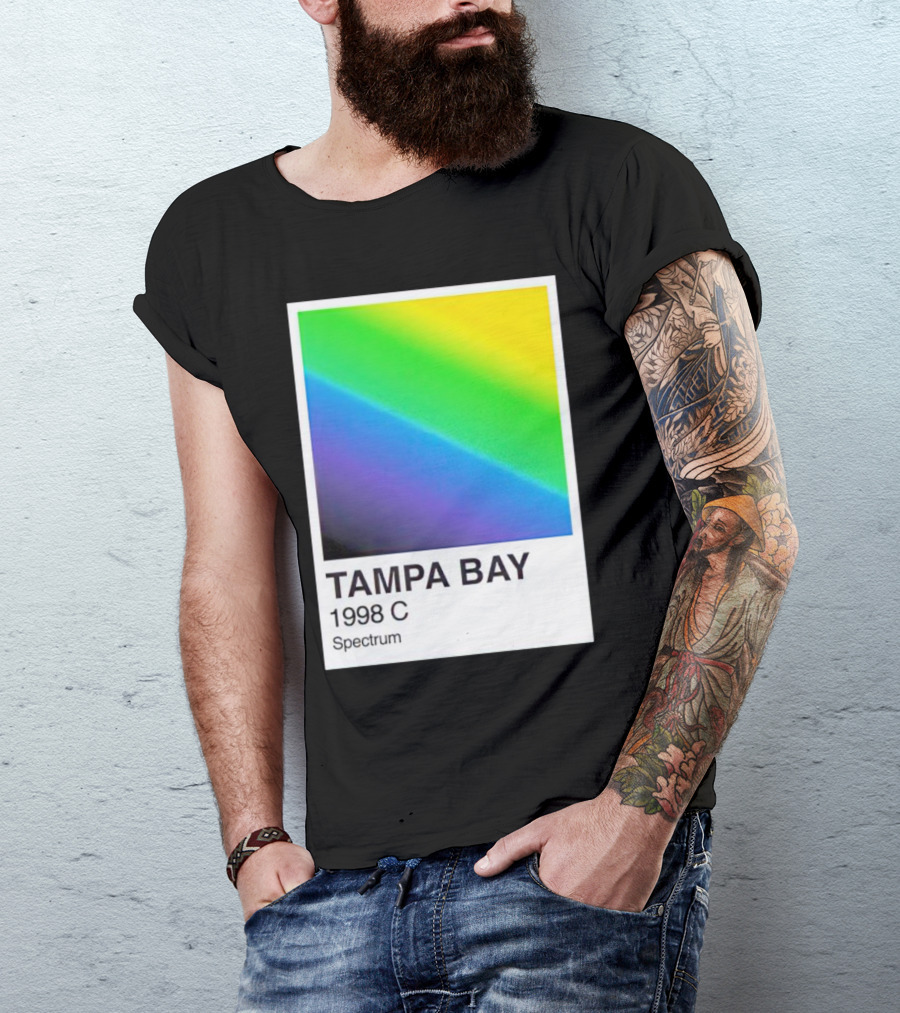 Tampa Bay 1998 C Spectrum Rainbow Gradient T-Shirt