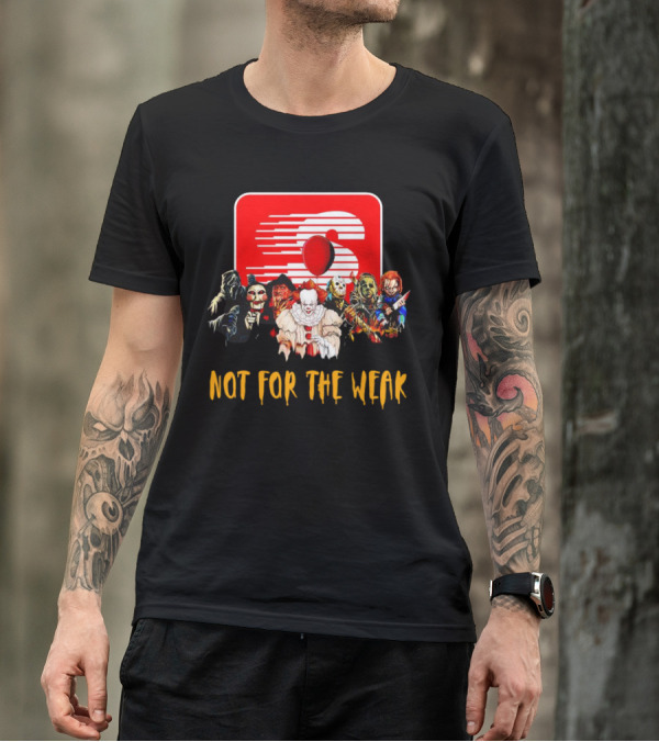 Horror Movie Characters Speedway Not For The Weak Iconic Villains T-Shirt