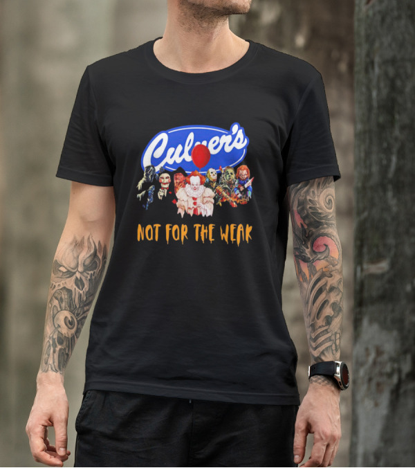 Culver’s Horror Movies Icons Not For The Weak Halloween T-Shirt