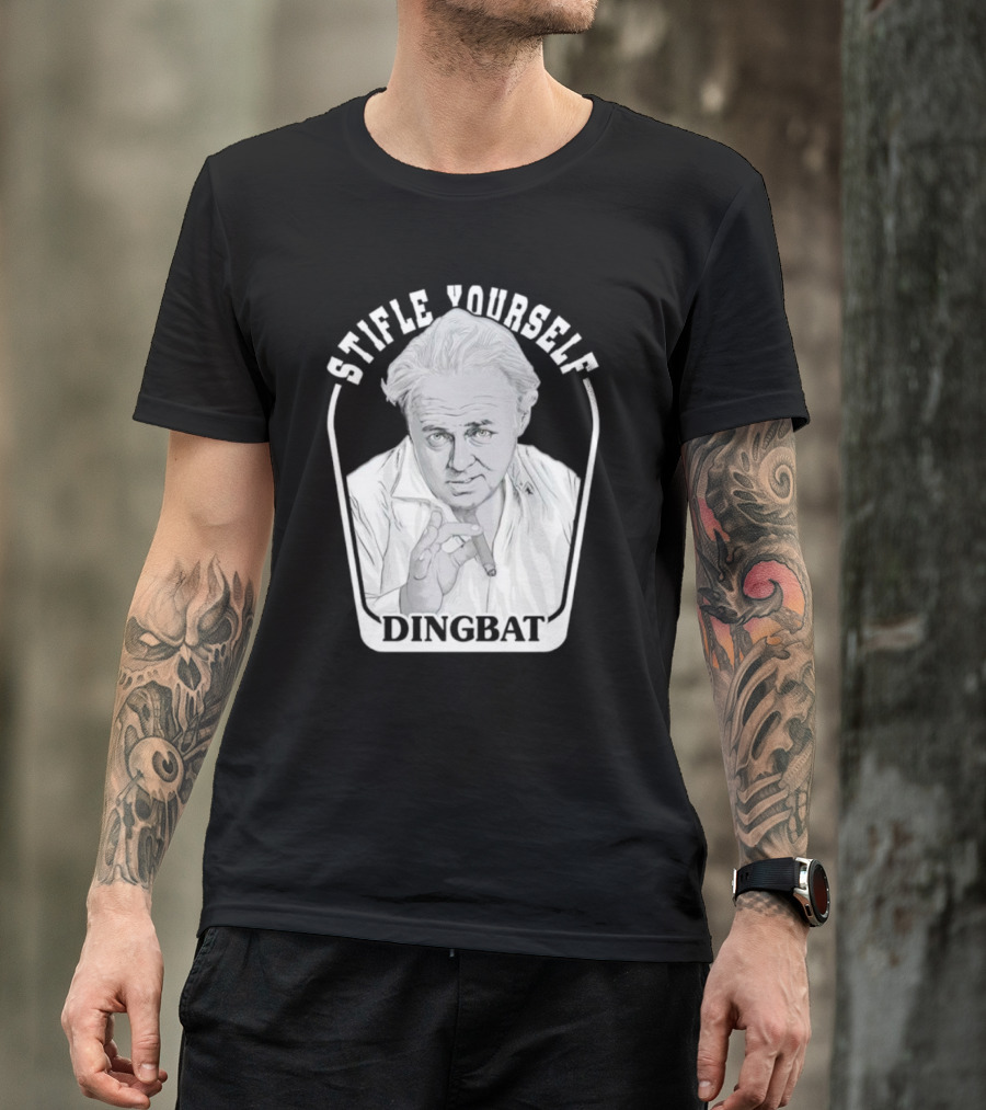 Stifle Yourself Dingbat Men's Iconic Character T-Shirt