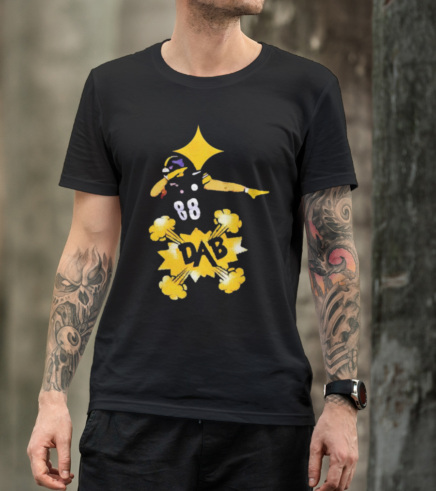 Steelers 88 Dabbing Dab T-Shirt