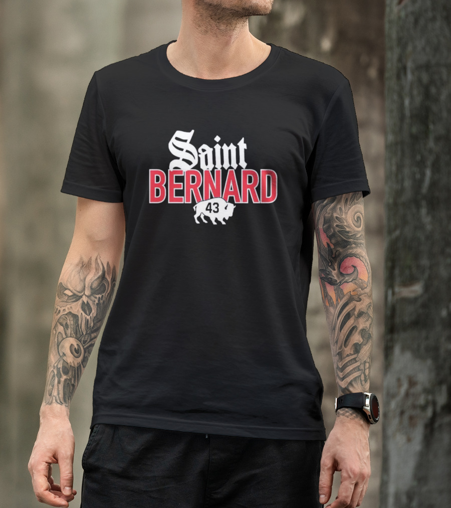 Buffalo Bills Saint Bernard 43 T-Shirt