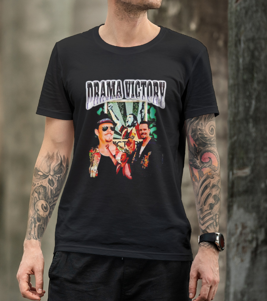 Drama Victory Almost Friday Collage T-Shirt