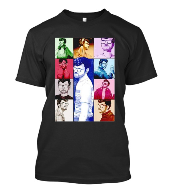 Raynarvaezjr The Eras Tour Multicolor Portraits T-Shirt