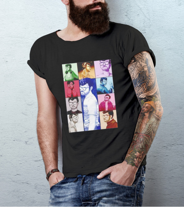 Raynarvaezjr The Eras Tour Multicolor Portraits T-Shirt