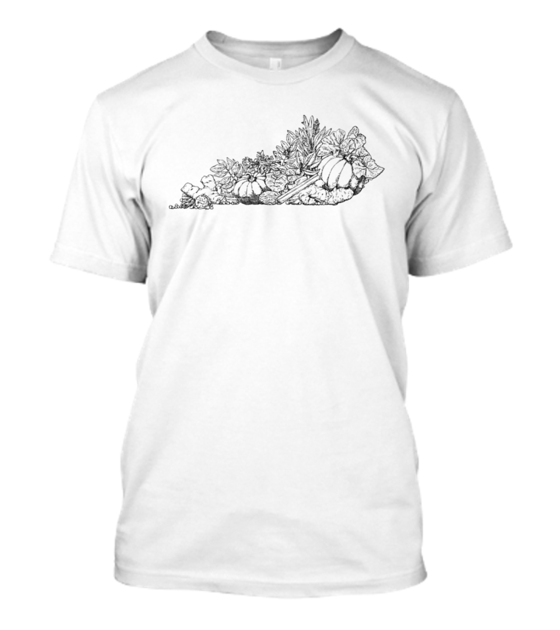 Pumpkin Spice Autumn Harvest Botanical Blend T-Shirt