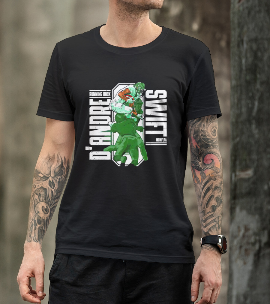D’Andre Swift NFLPA Philadelphia Running Back Hurdle T-Shirt