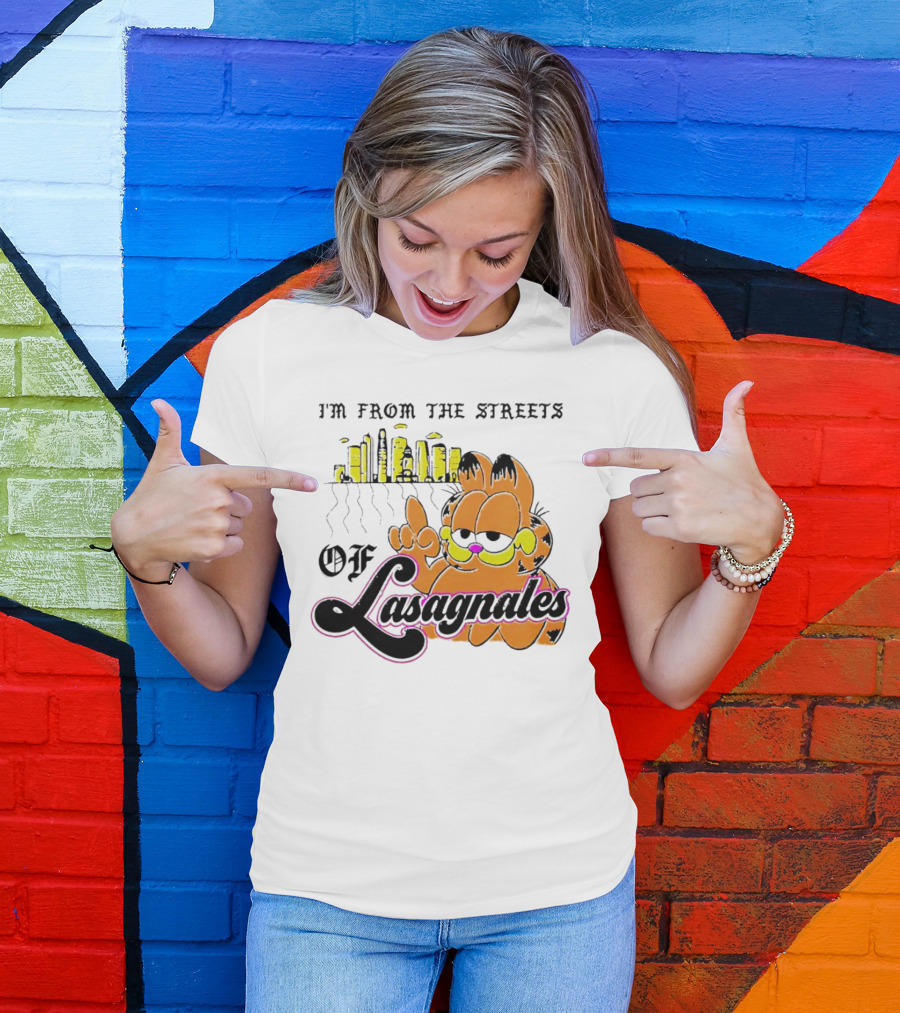 Garfield From The Streets Of Lasagnales T-Shirt