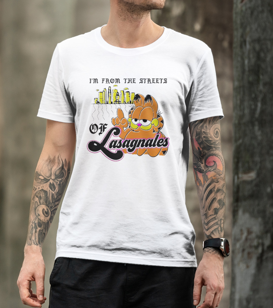 Garfield From The Streets Of Lasagnales T-Shirt