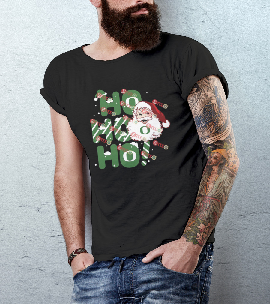 Ho Ho Ho Santa Claus Christmas Oregon Ducks T-Shirt