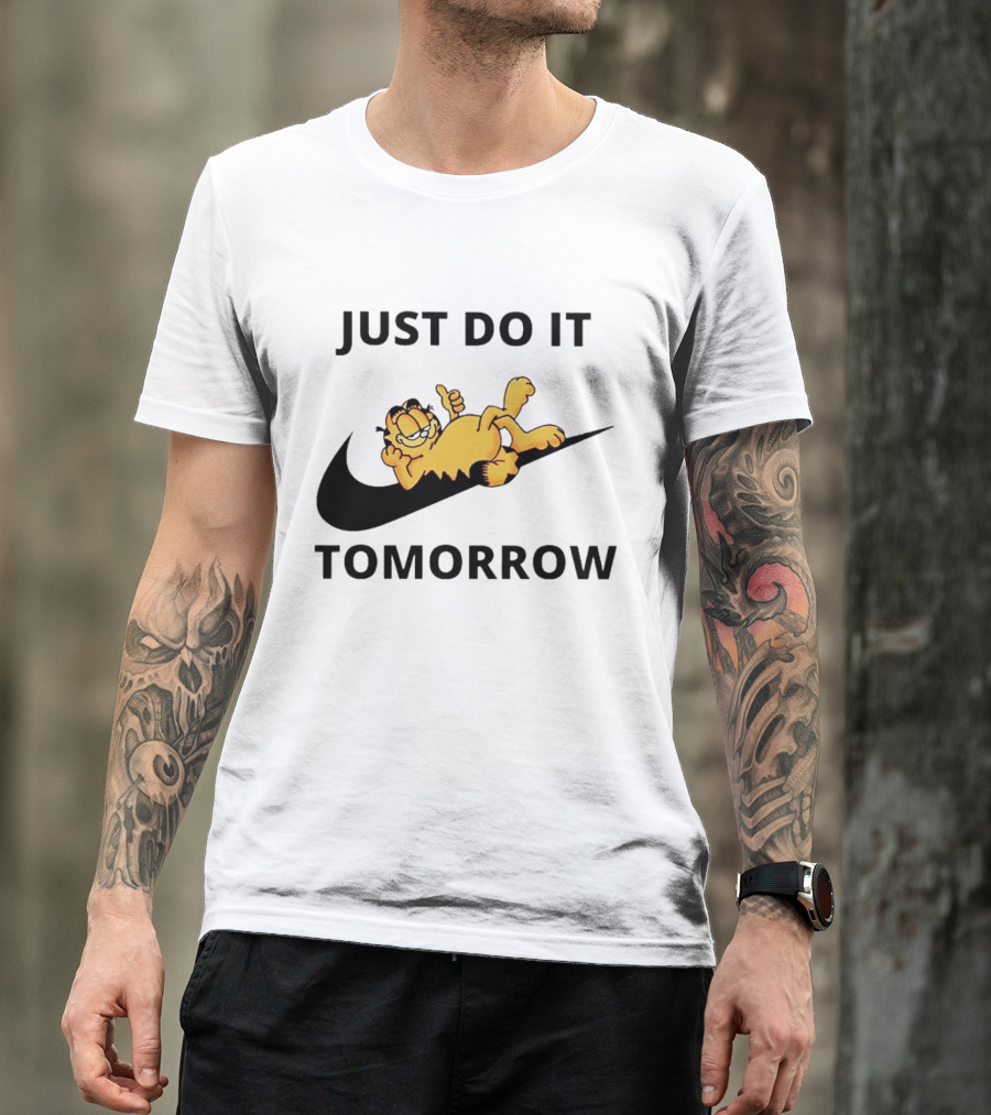 Garfield Just Do It Tomorrow T-Shirt