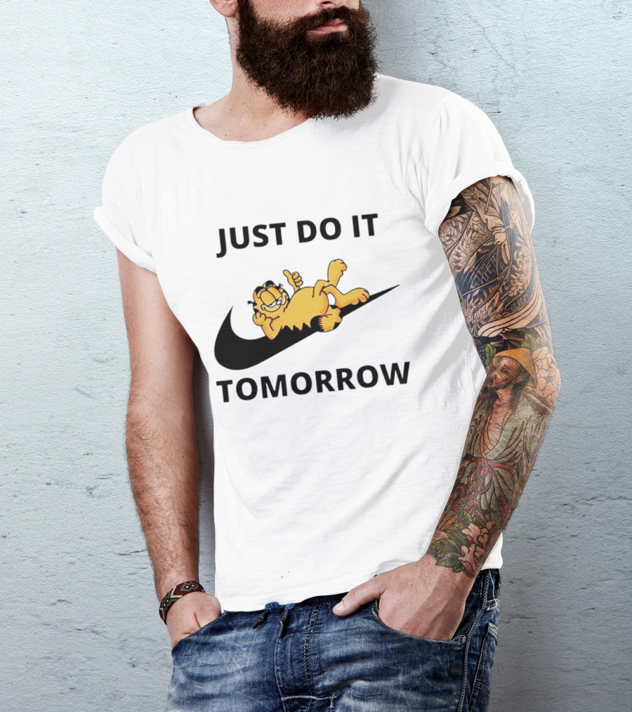 Garfield Just Do It Tomorrow T-Shirt