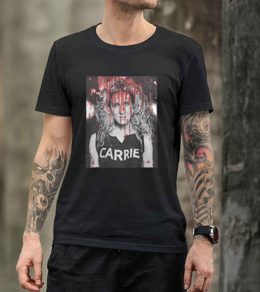 Carrie Horror Movie Blood Splatter T-Shirt