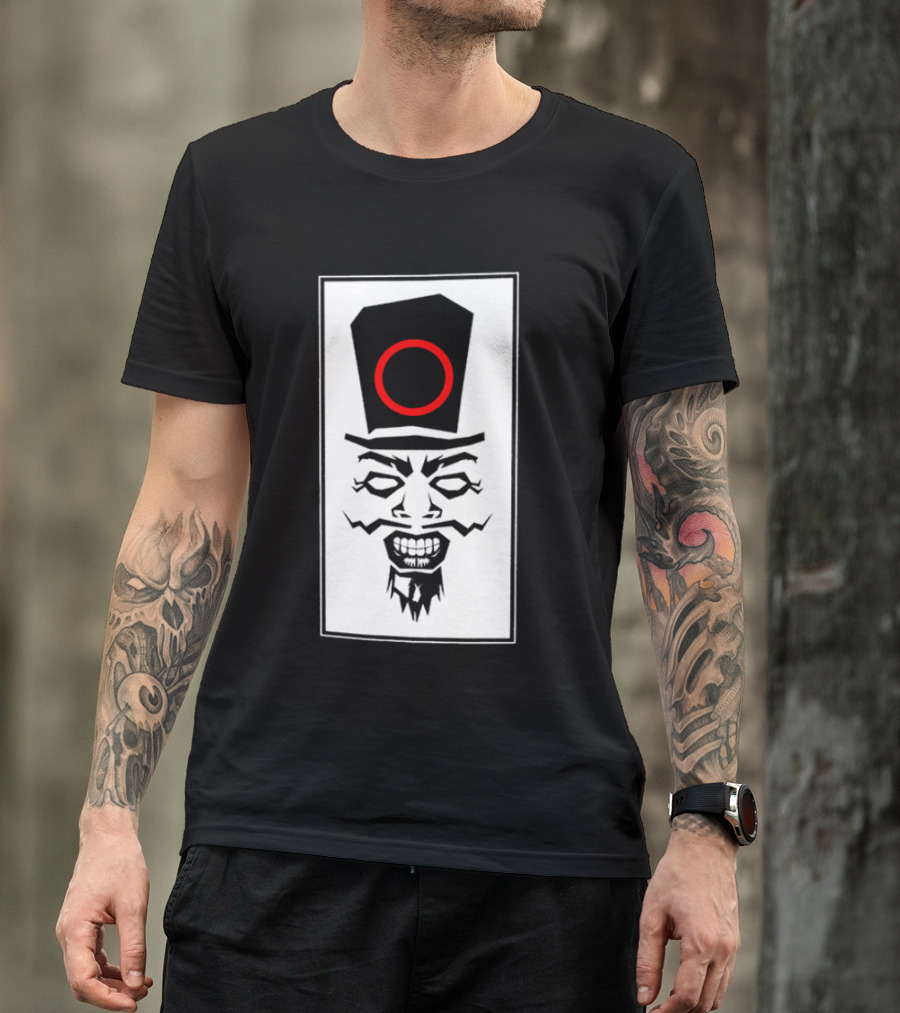 Uncle Howdy Creepy Graphic Mineral Wash Revel In What You Are T-Shirt