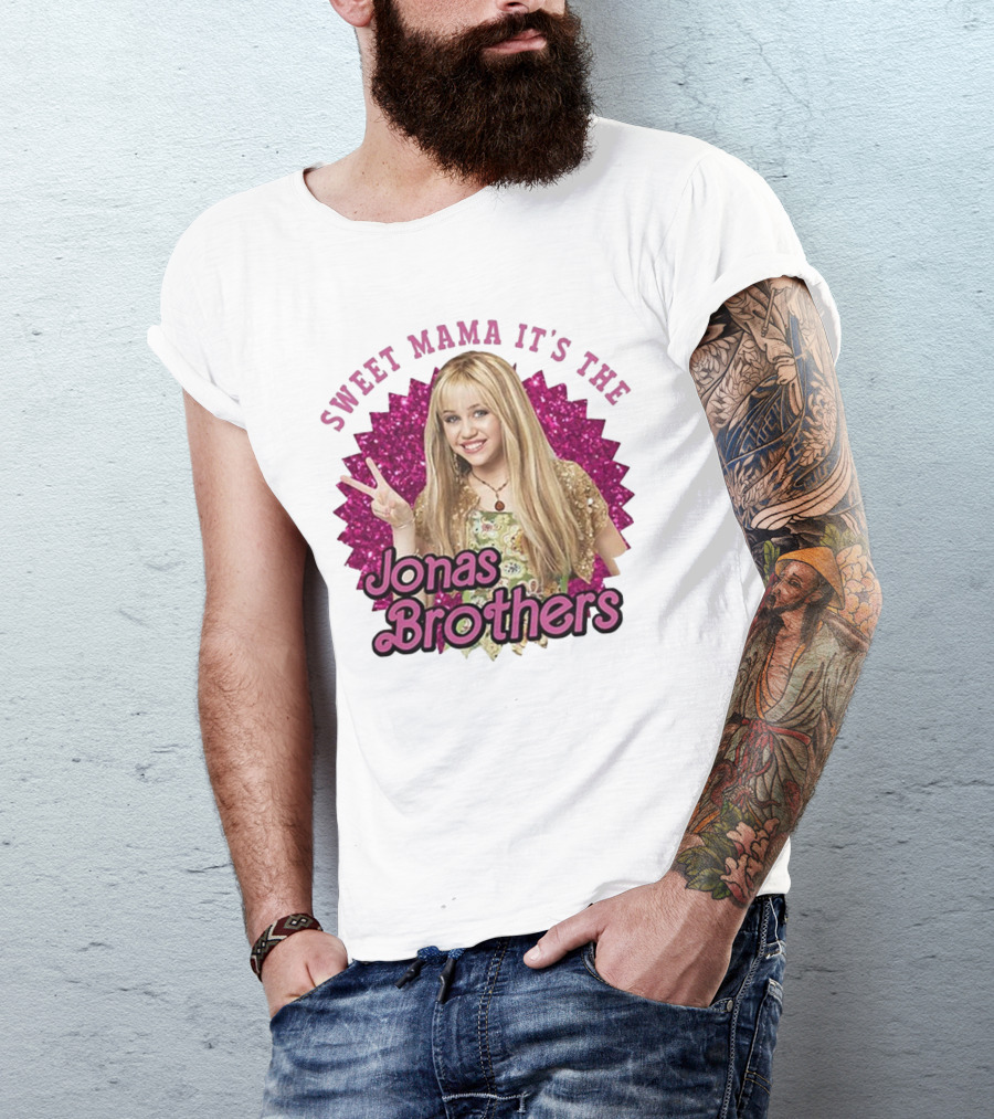 Sweet Mama It's The Jonas Brothers Hannah Montana Crossover Merch T-Shirt