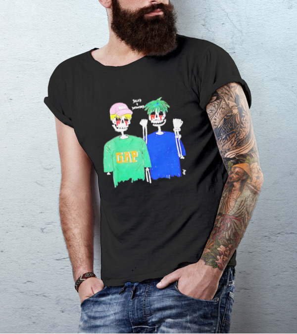 Dead And Detached Peep And Tracy Skeletons Wearing GAP T-Shirt