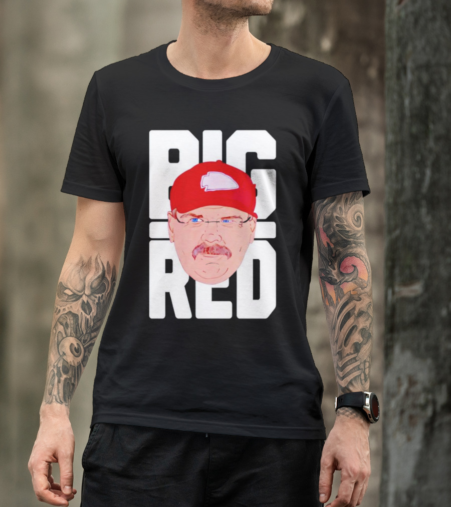 Big Red Football Coach Mavericks T-Shirt