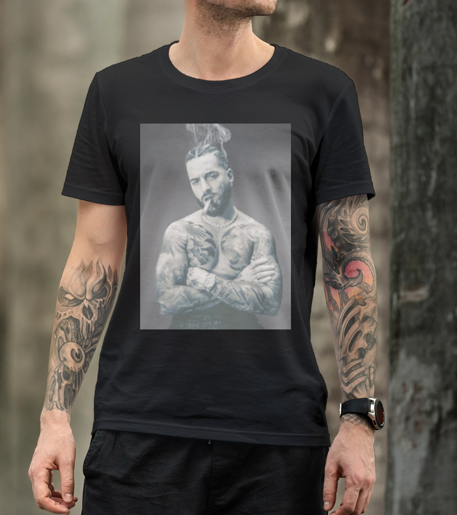 Maluma Don Juan Smoke Tattoo Tour T-Shirt
