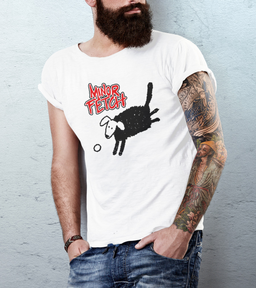 Minor Fetch Dog And Ball Sketch T-Shirt