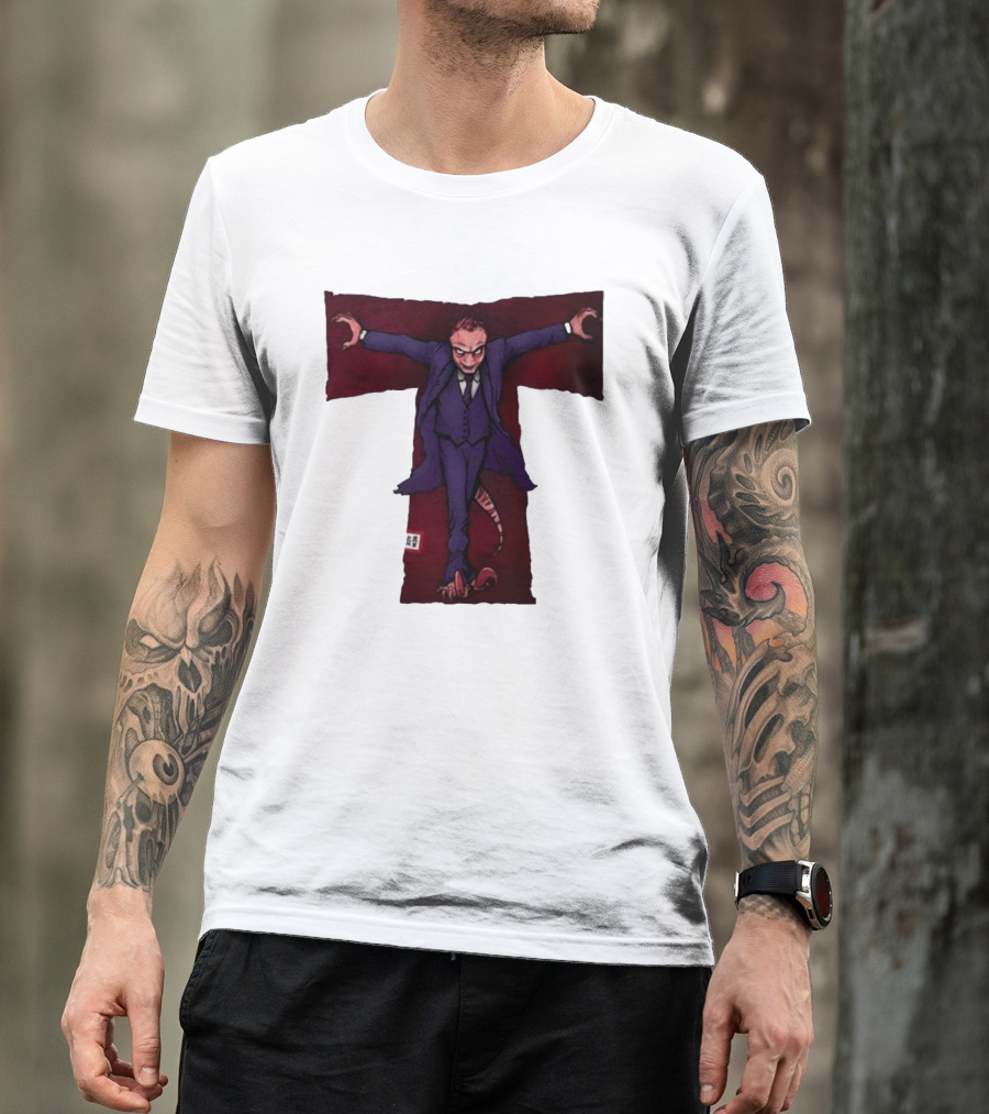 Torontosaurz Darkodon Suit-Clad T-Pose Character With Tail T-Shirt
