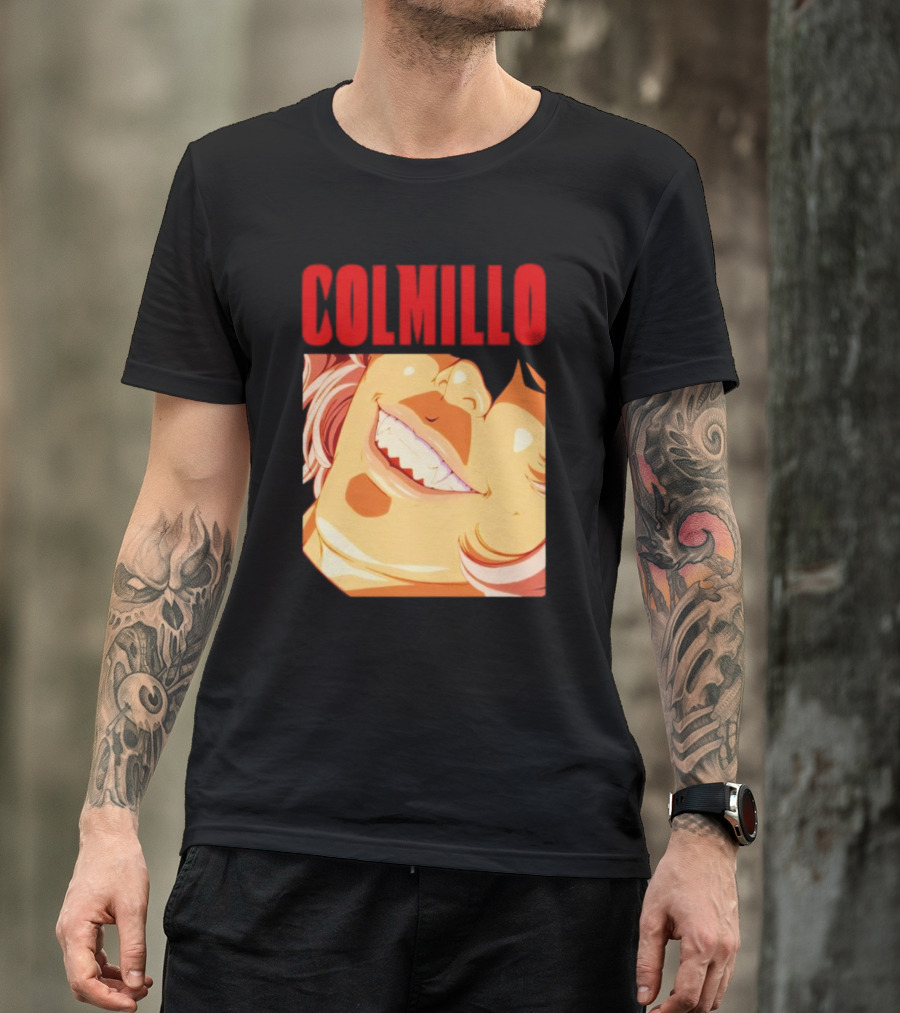 Trending Colmillo Anime Style Art Grinning Expression T-Shirt