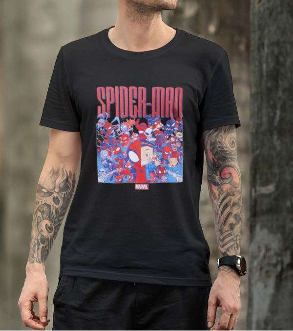 Marvel Spider-Man Cartoon Group Adventure T-Shirt