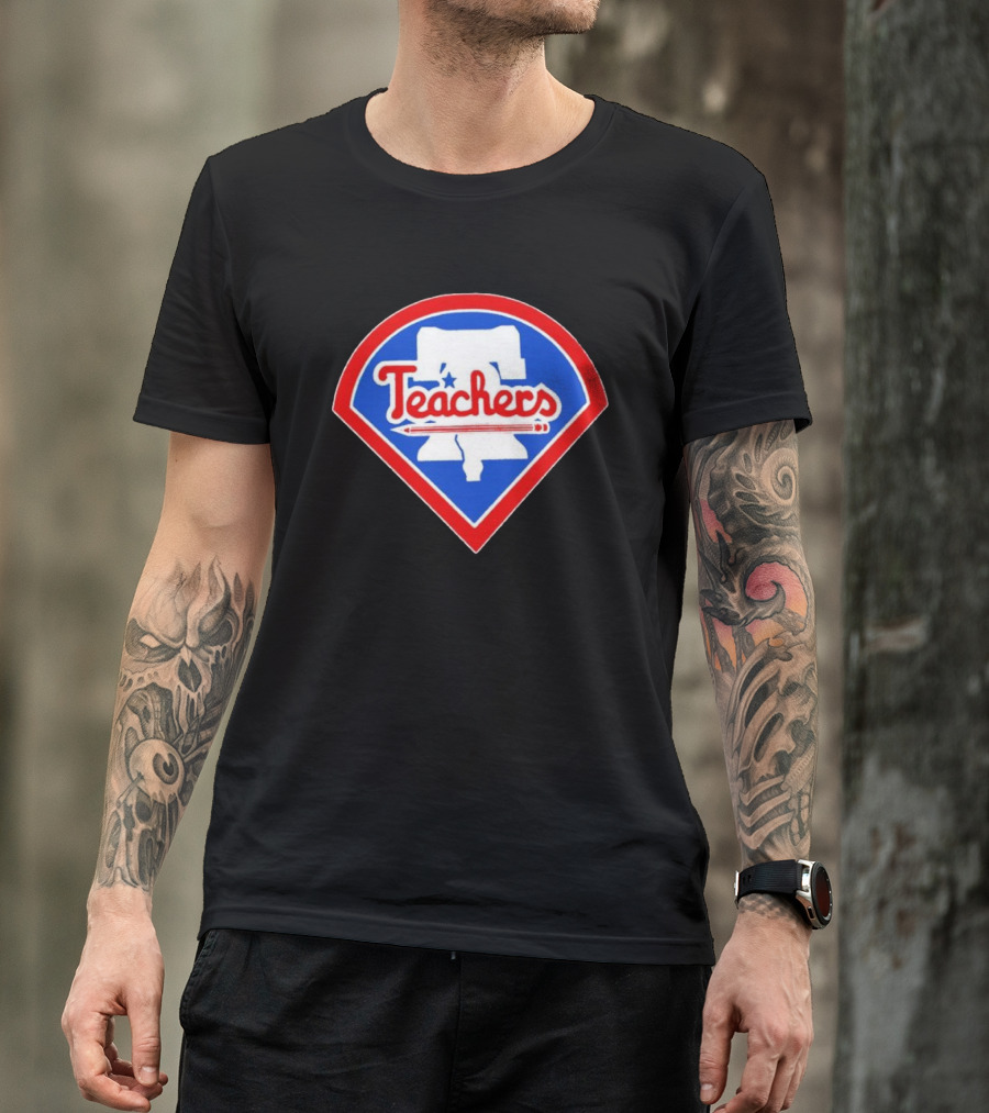 Philadelphia Phillies Liberty Bell Teachers T-Shirt