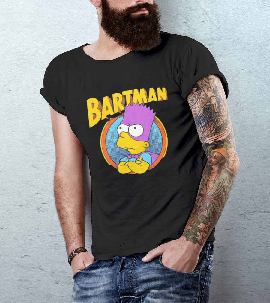Bartman Simpsons Cartoon Superhero Iconic Character T-Shirt