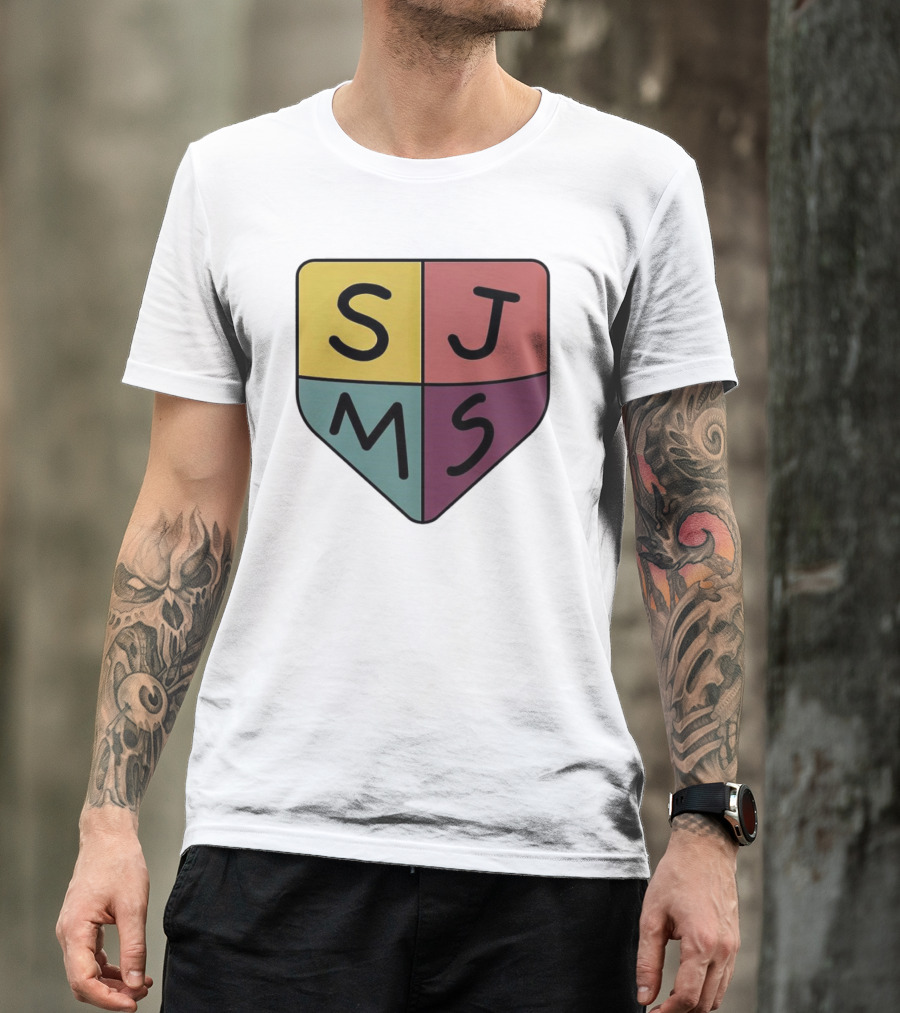 Saint James Middle School SJMS Shield Emblem T-Shirt