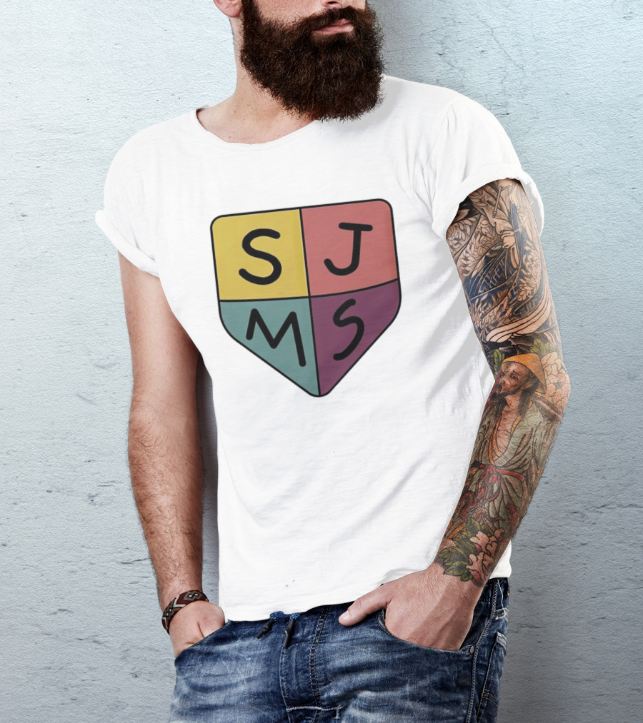 Saint James Middle School SJMS Shield Emblem T-Shirt