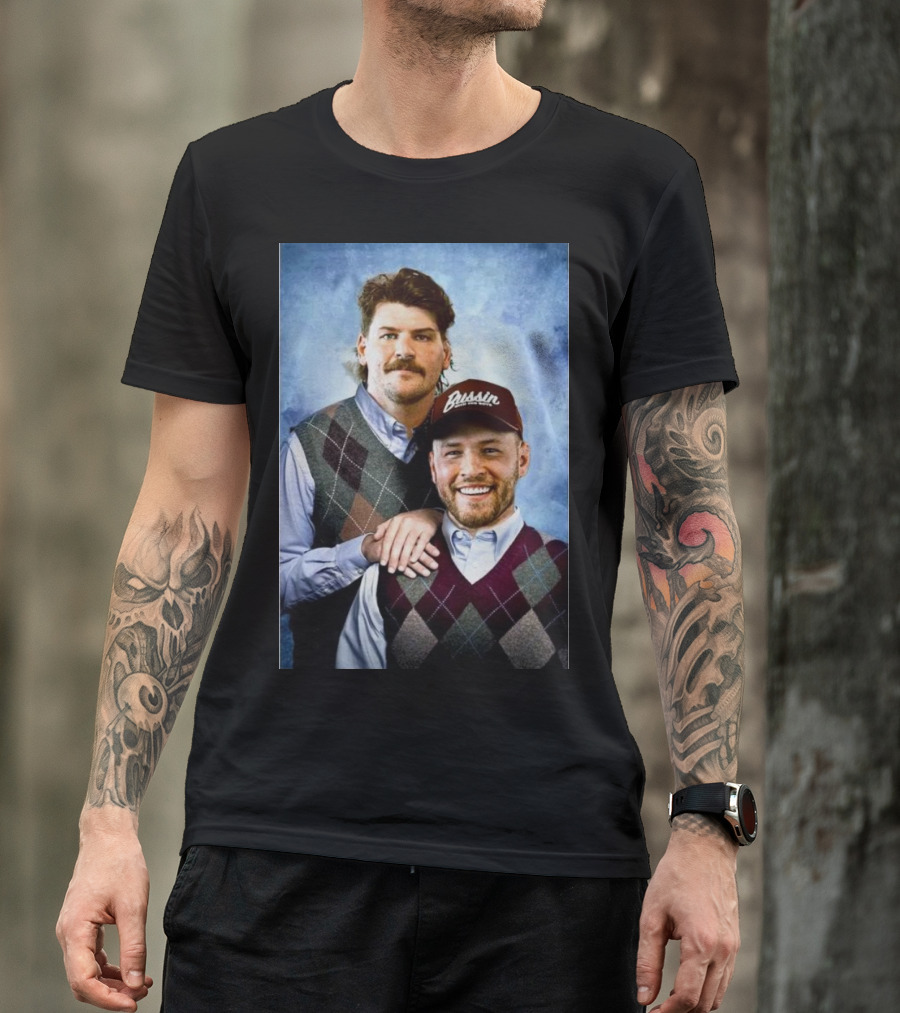 Bussin With The Boys Step Brothers Taylor Lewan Will Compton Photo T-Shirt
