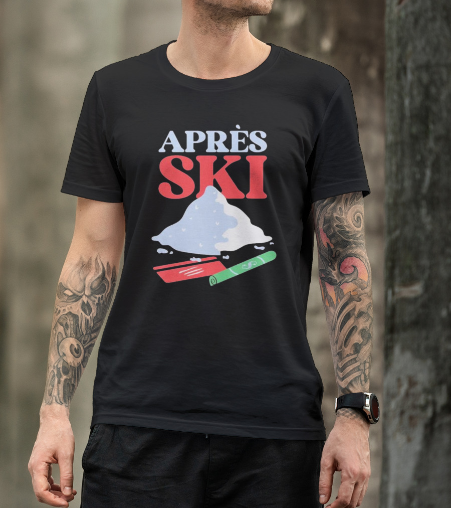 APRÈS SKI Snow Powder Enthusiast Fun Adventure T-Shirt