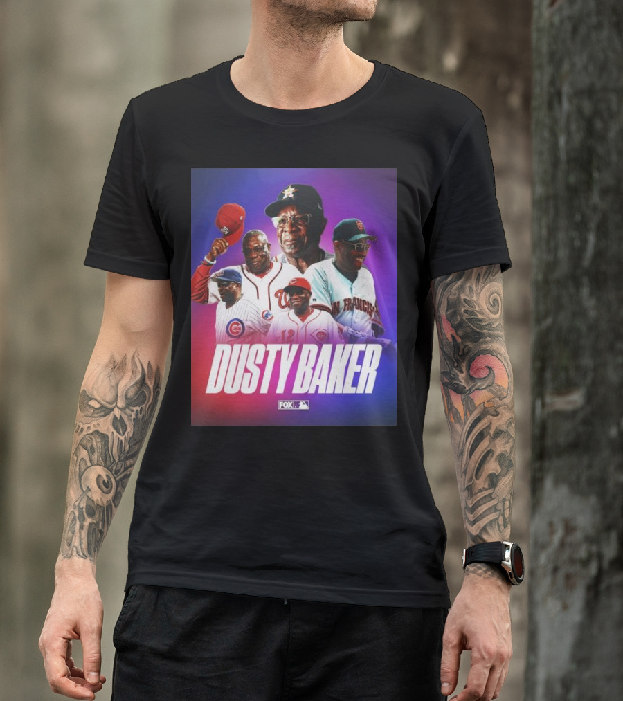 Dusty Baker MLB Teams Legacy With Fox Sports T-Shirt