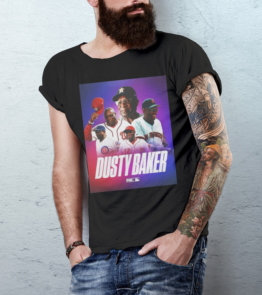 Dusty Baker MLB Teams Legacy With Fox Sports T-Shirt