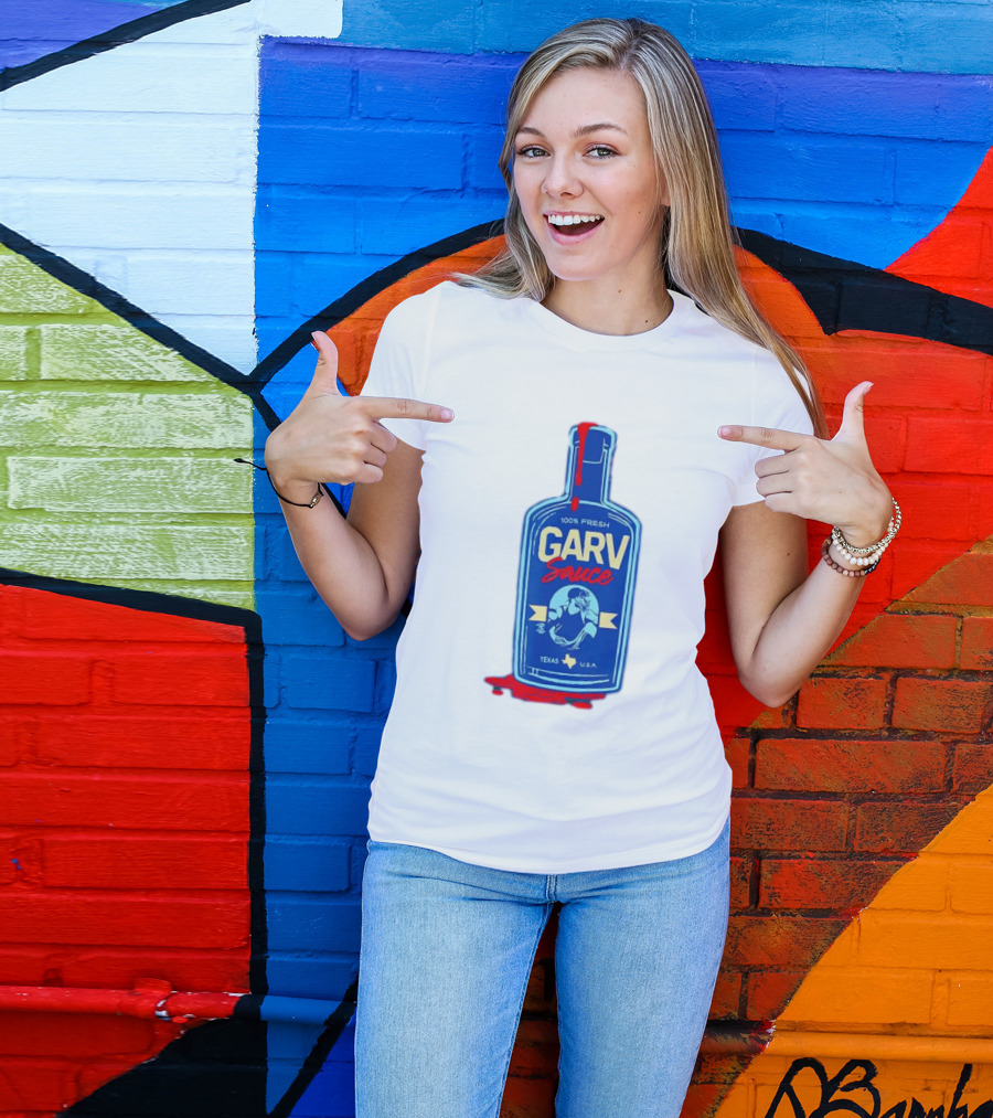 Mitch Garver Garv Sauce Texas Rangers 100% Fresh Texas U.S.A T-Shirt