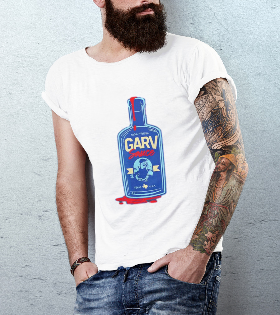 Mitch Garver Garv Sauce Texas Rangers 100% Fresh Texas U.S.A T-Shirt