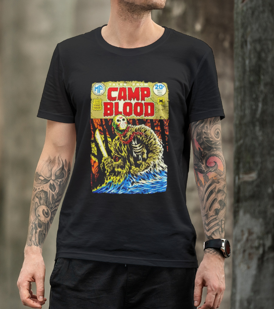 Tales From Camp Blood First Issue Jason Voorhees Comic Style 20¢ No. 1 May T-Shirt