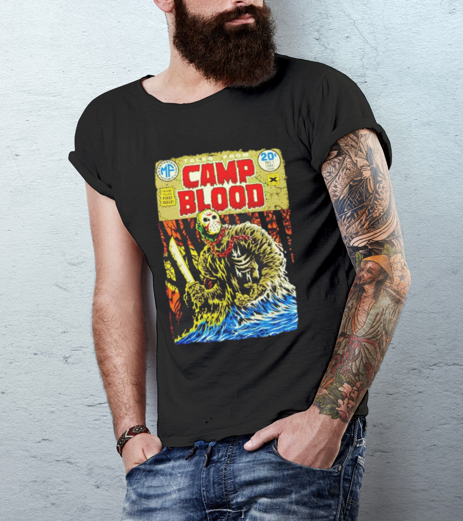 Tales From Camp Blood First Issue Jason Voorhees Comic Style 20¢ No. 1 May T-Shirt
