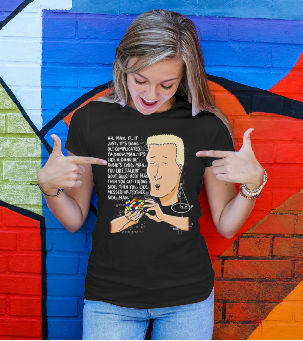 Ah Man Dang Ol’ Complicated Life Rubik’s Cube Man T-Shirt