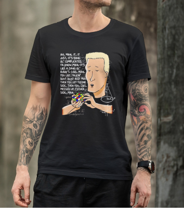 Ah Man Dang Ol’ Complicated Life Rubik’s Cube Man T-Shirt