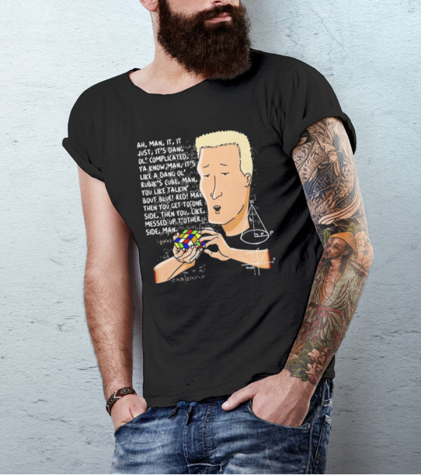 Ah Man Dang Ol’ Complicated Life Rubik’s Cube Man T-Shirt