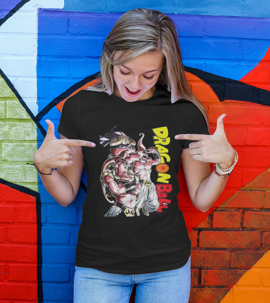 Majin Buu Forms Dragon Ball Z Mighty Trio Display T-Shirt