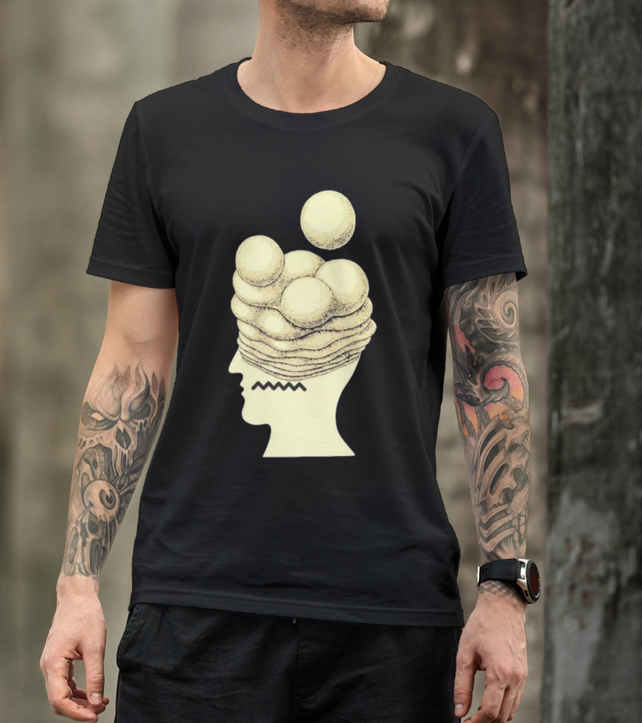 Brain Dead Growth Surreal Layers Optical Illusion T-Shirt