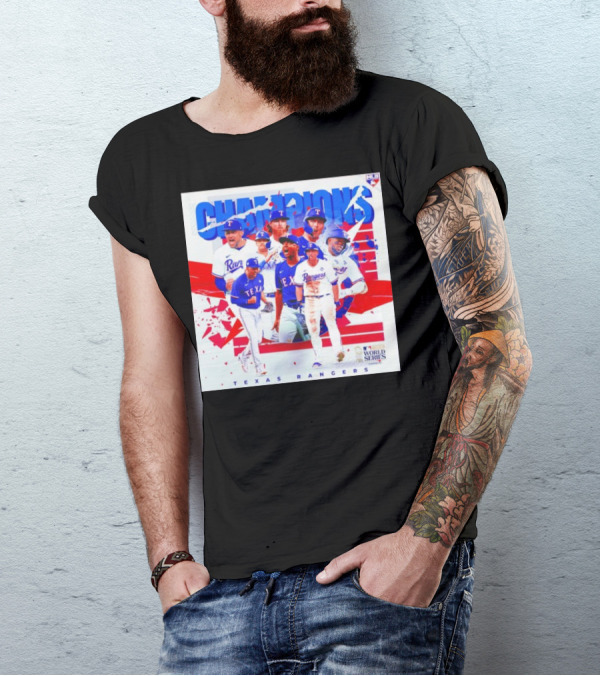 Texas Rangers MLB World Series Champions T-Shirt