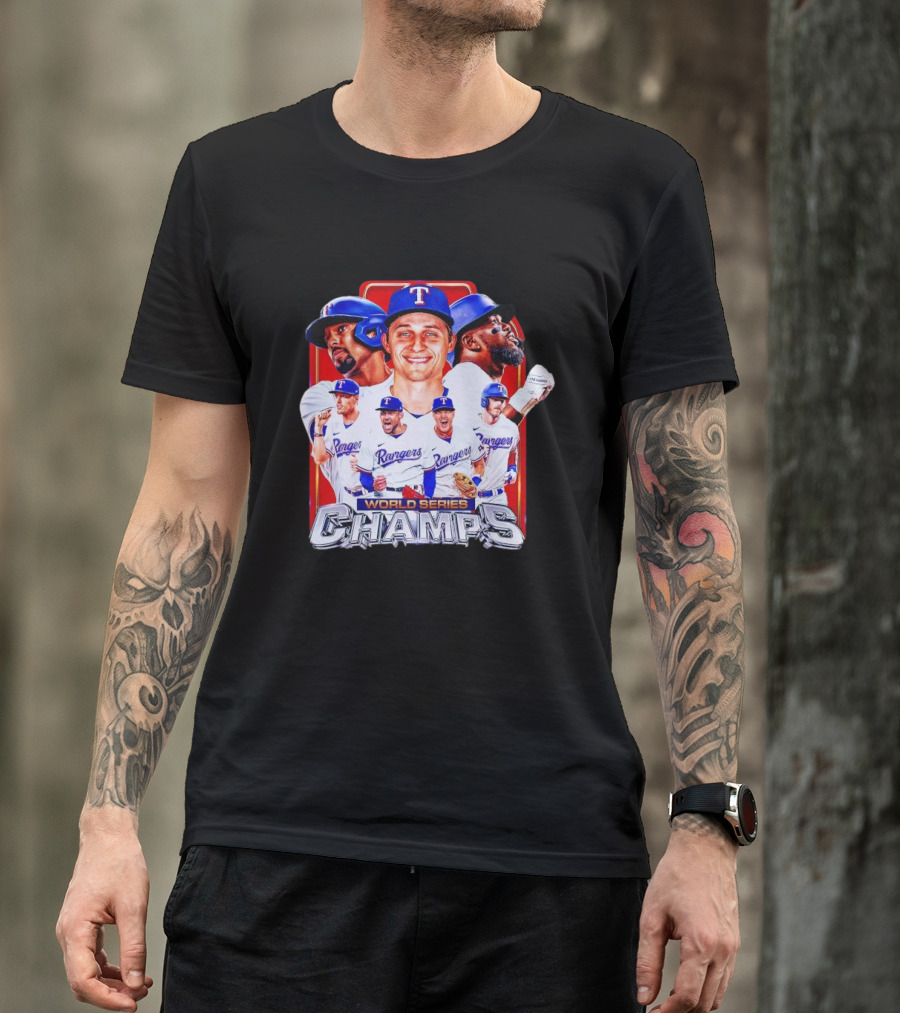 Texas Rangers World Series Champs T-Shirt