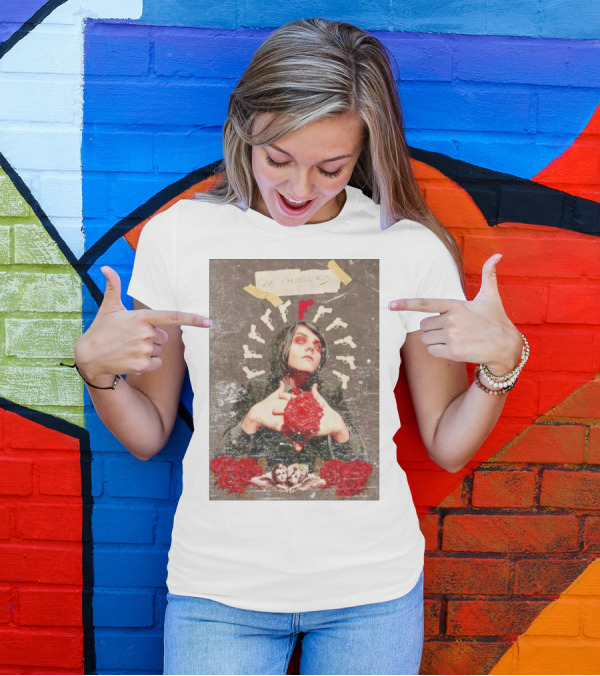 MCR Gerard Way Guns Angel Roses Give 'Em Hell Kid T-Shirt