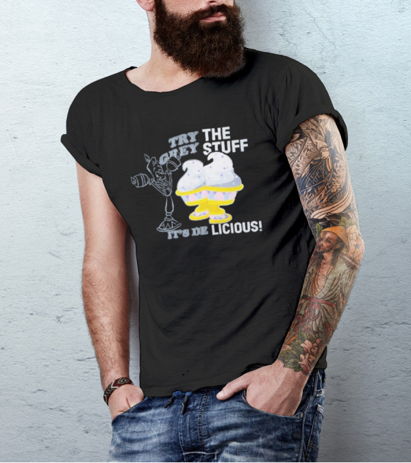 Try The Grey Stuff It’s DeLicious Cogsworth Ice Cream Cups T-Shirt